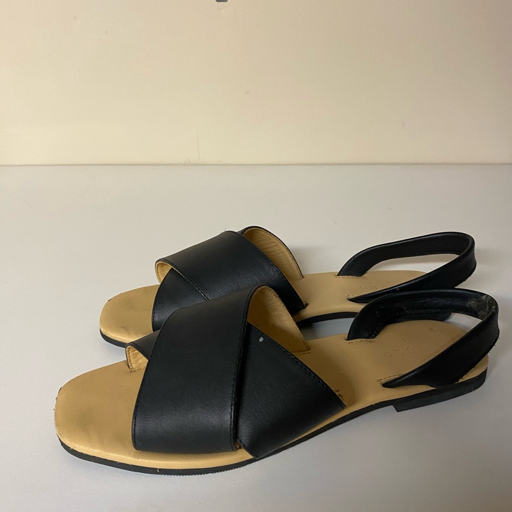 Nisolo All Day Cross Strap Sandal (7.5)